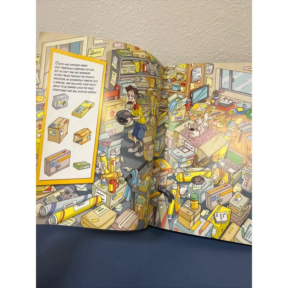 Disney Look and Find Chicken Little & Bolt -‎ hardcover Disny|Art Mawhinney